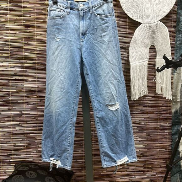 Joe's Jeans the Blake High Rise Cropped Wide Leg Jeans in Capricorn Size 28 - Picture 2 of 3